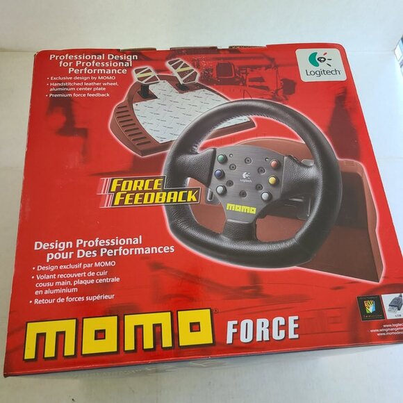 Logitech Momo Force PC Racing Wheel (New) - Picture 2 of 5
